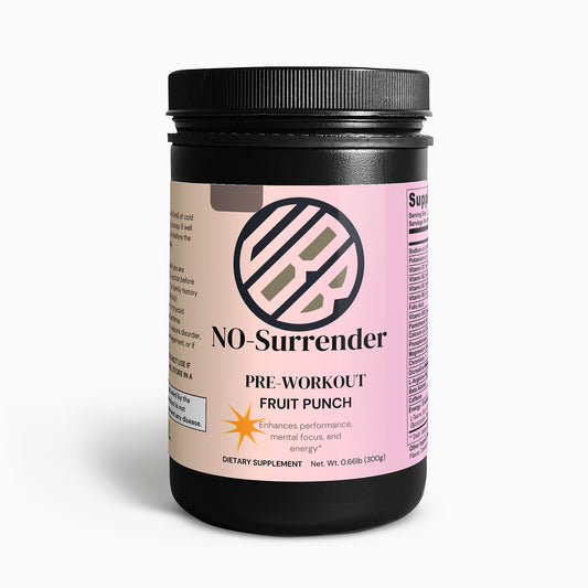 NO - Surrender Pre-Workout Powder (Fruit Punch)